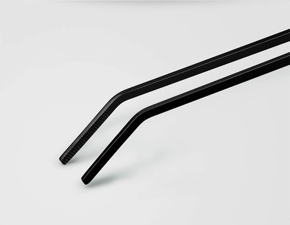 EvaGO Curved Aquarium Tweezers – 15-Inch Stainless Steel Feeding Tongs