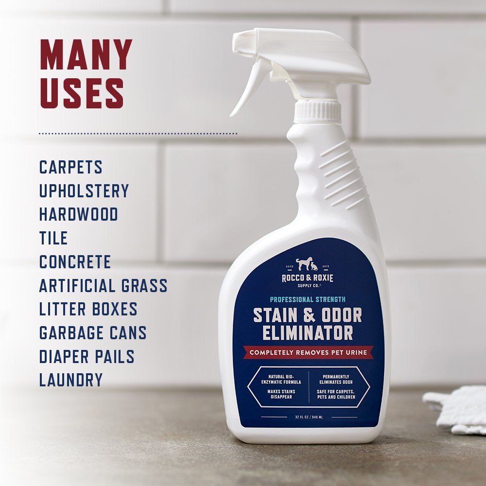 Rocco & Roxie Enzyme-Powered Stain & Odor Eliminator – Pet-Safe Cleaning Solution