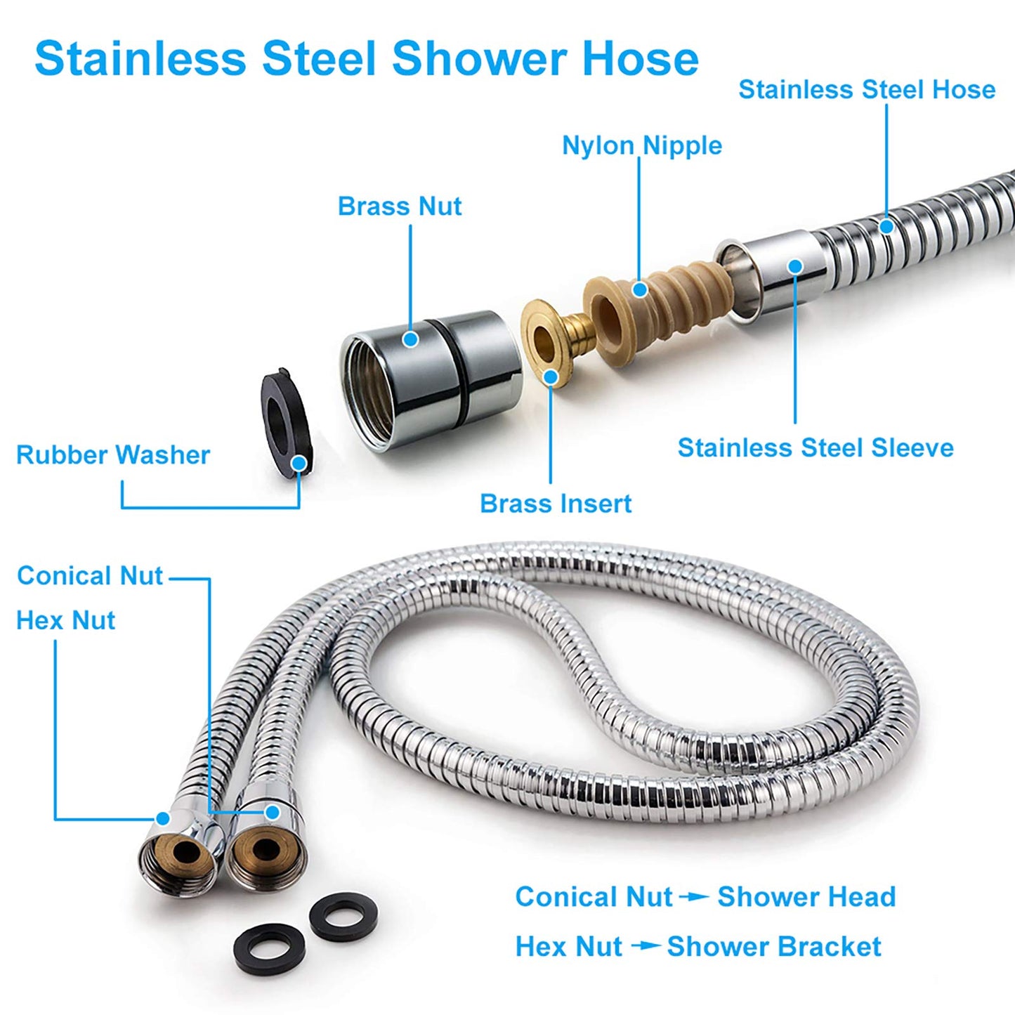 High-Pressure Handheld Shower Head – Perfect for Your Pet's Bathing Needs