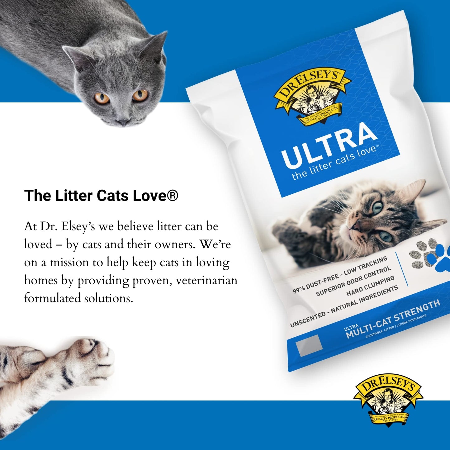 Dr. Elsey's Ultra Clumping Cat Litter – Premium Cat Care Essentials