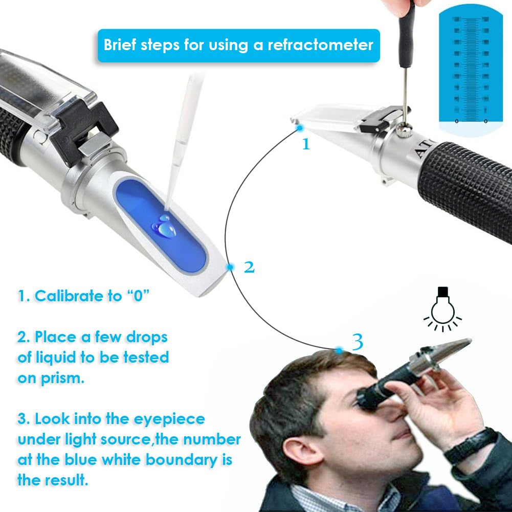 Agriculture Solutions Salinity Refractometer – Precision for Aquatic Enthusiasts