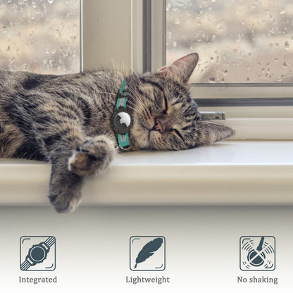 Odokele Reflective AirTag Cat Collar – Safe, Stylish, and Functional