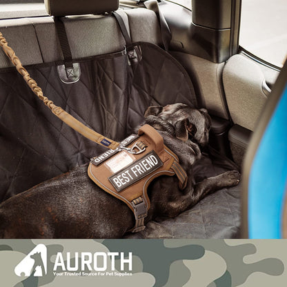 AUROTH Heavy-Duty Bungee Dog Leash – Dual Handles & Reflective