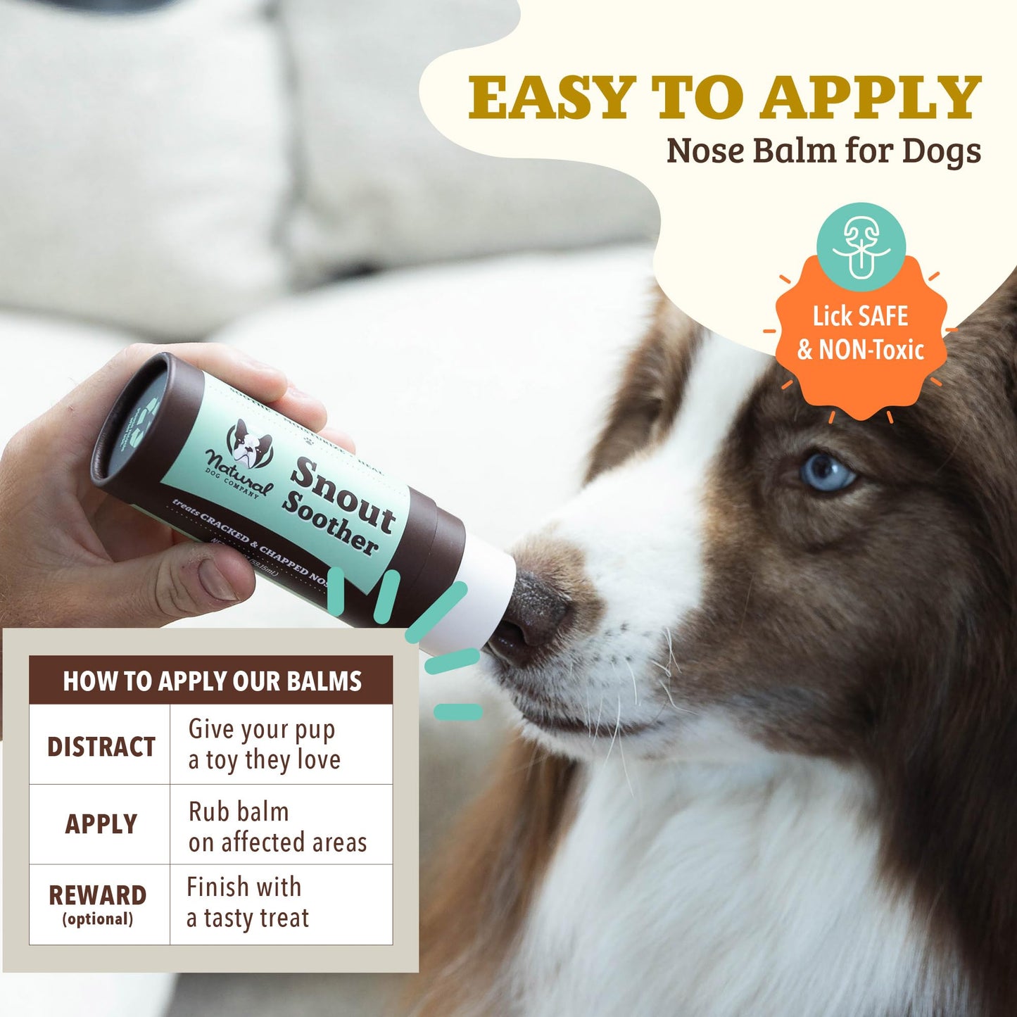 Natural Dog Company Snout Soother – Winter Protection for Your Dog’s Nose