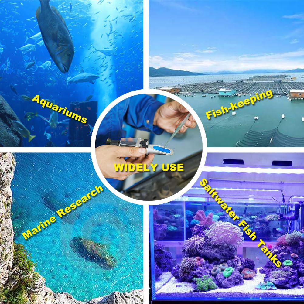 Agriculture Solutions Salinity Refractometer – Precision for Aquatic Enthusiasts