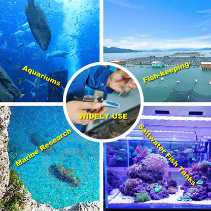 Agriculture Solutions Salinity Refractometer – Precision for Aquatic Enthusiasts