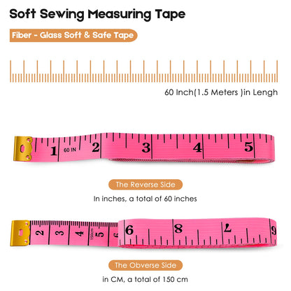 2-Pack Measuring Tape Set for Pets – Perfect for Sizing Collars & Harnesses
