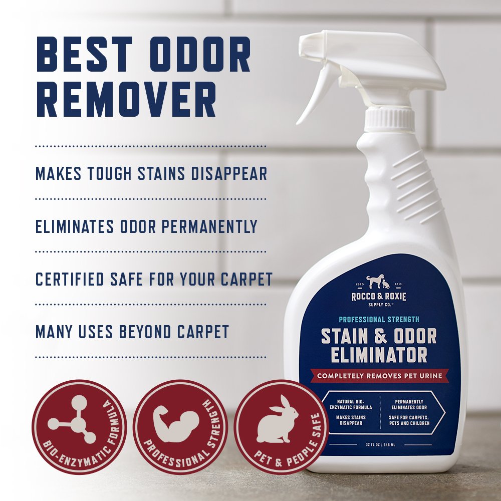 Rocco & Roxie Enzyme-Powered Stain & Odor Eliminator – Pet-Safe Cleaning Solution