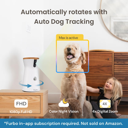 Furbo 360° Dog Camera – Premium Pet Safety & Engagement