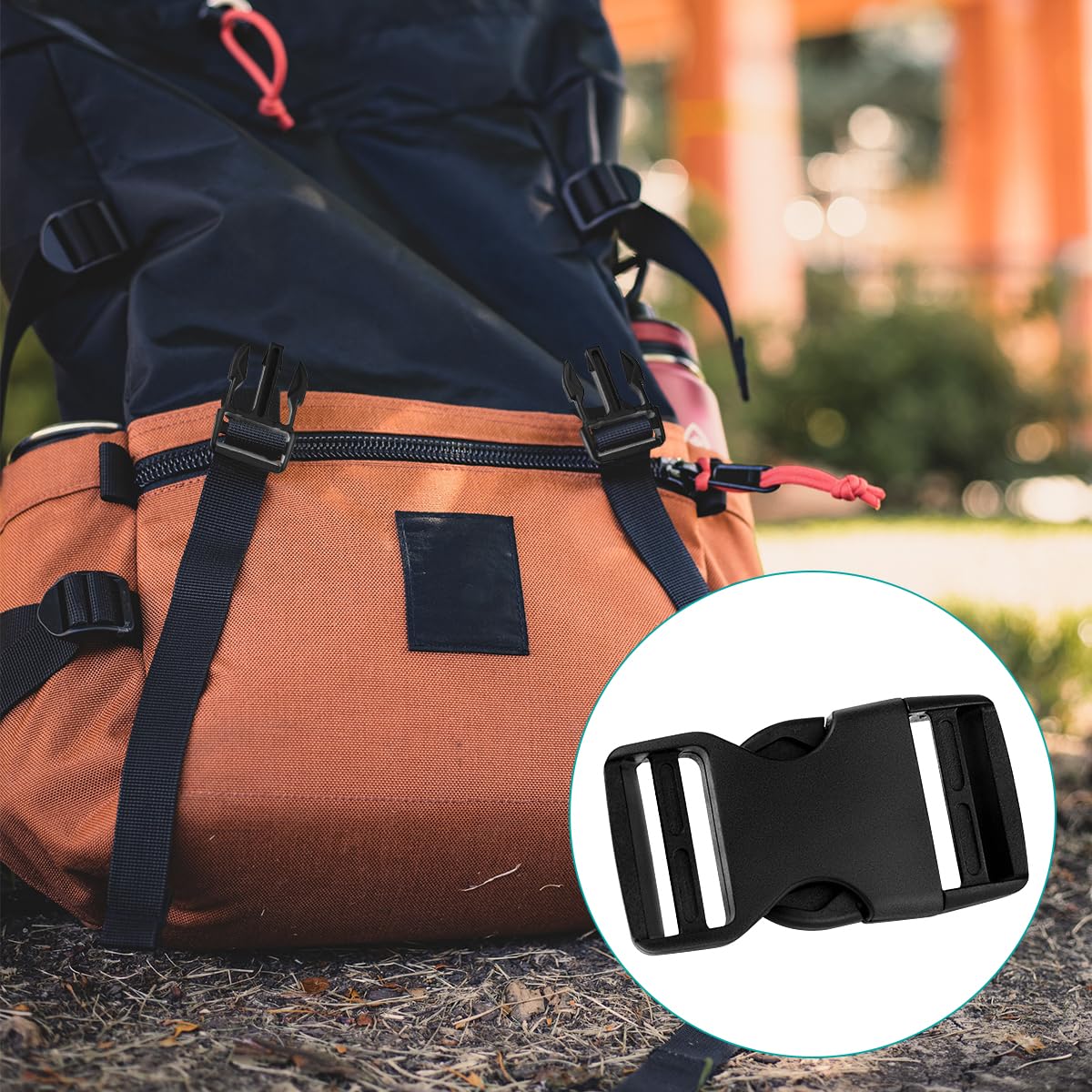 Premium 1-Inch Plastic Buckles – Durable DIY & Outdoor Gear Accessories