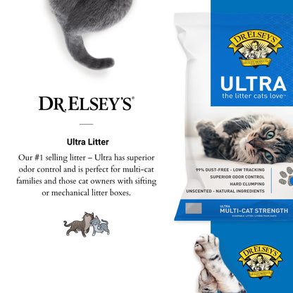 Dr. Elsey's Ultra Clumping Cat Litter – Premium Cat Care Essentials