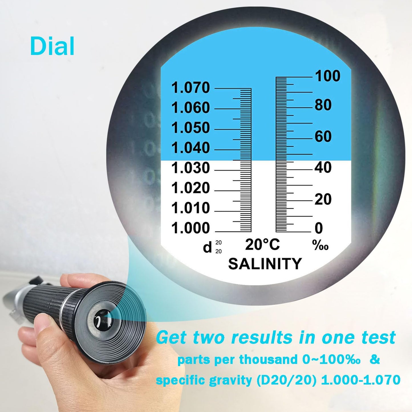 Agriculture Solutions Salinity Refractometer – Precision for Aquatic Enthusiasts