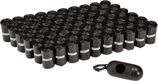 Amazon Basics Dog Poop Bags with Dispenser & Leash Clip – 600 Count