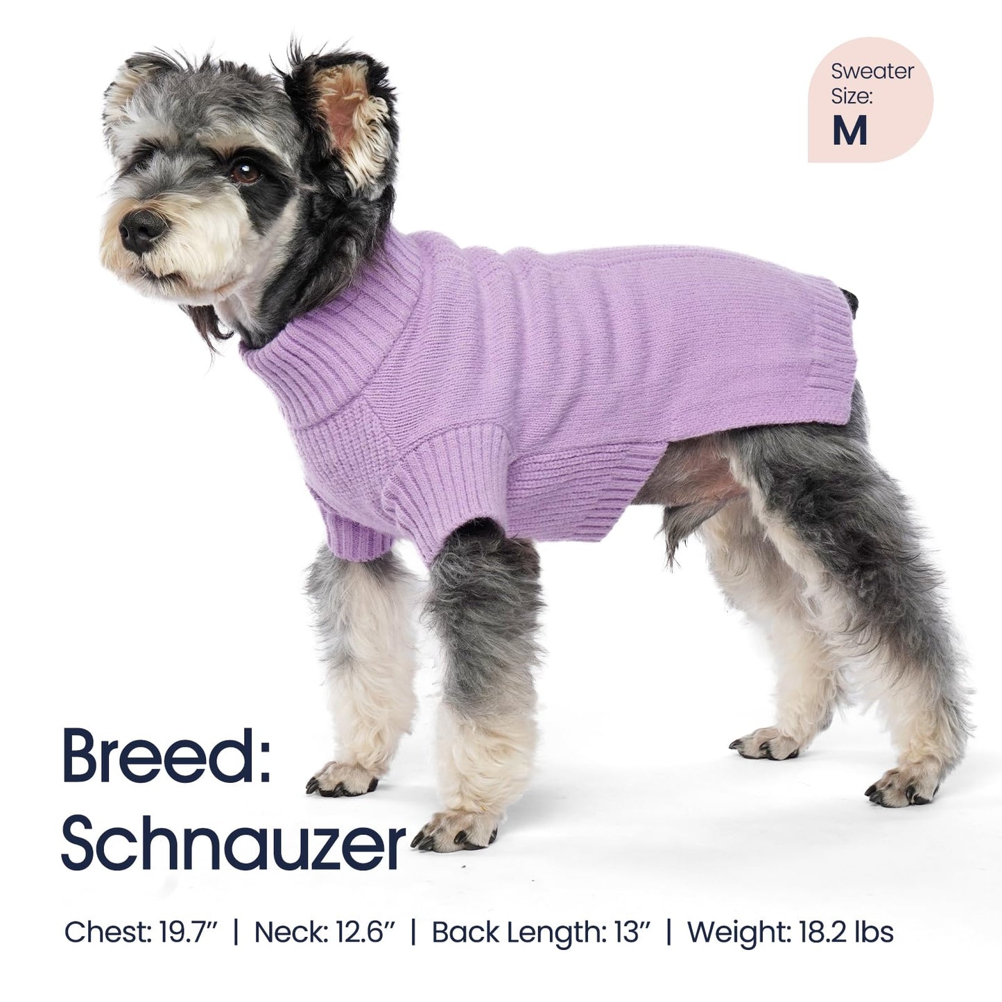 IECOii Dog Sweater – Warm, Cozy, and Machine Washable