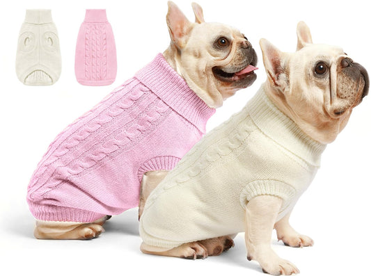 Roseelk Dog Thermal Knit Coat – Warmth & Comfort for Winter