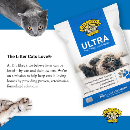 Dr. Elsey's Ultra Clumping Cat Litter – Premium Cat Care Essentials