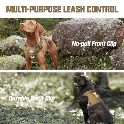 AUROTH Tactical No-Pull Dog Harness – Adjustable & Heavy-Duty