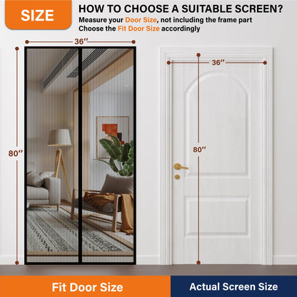 Mdavo Magnetic Screen Door – Fresh Air In, Bugs Out