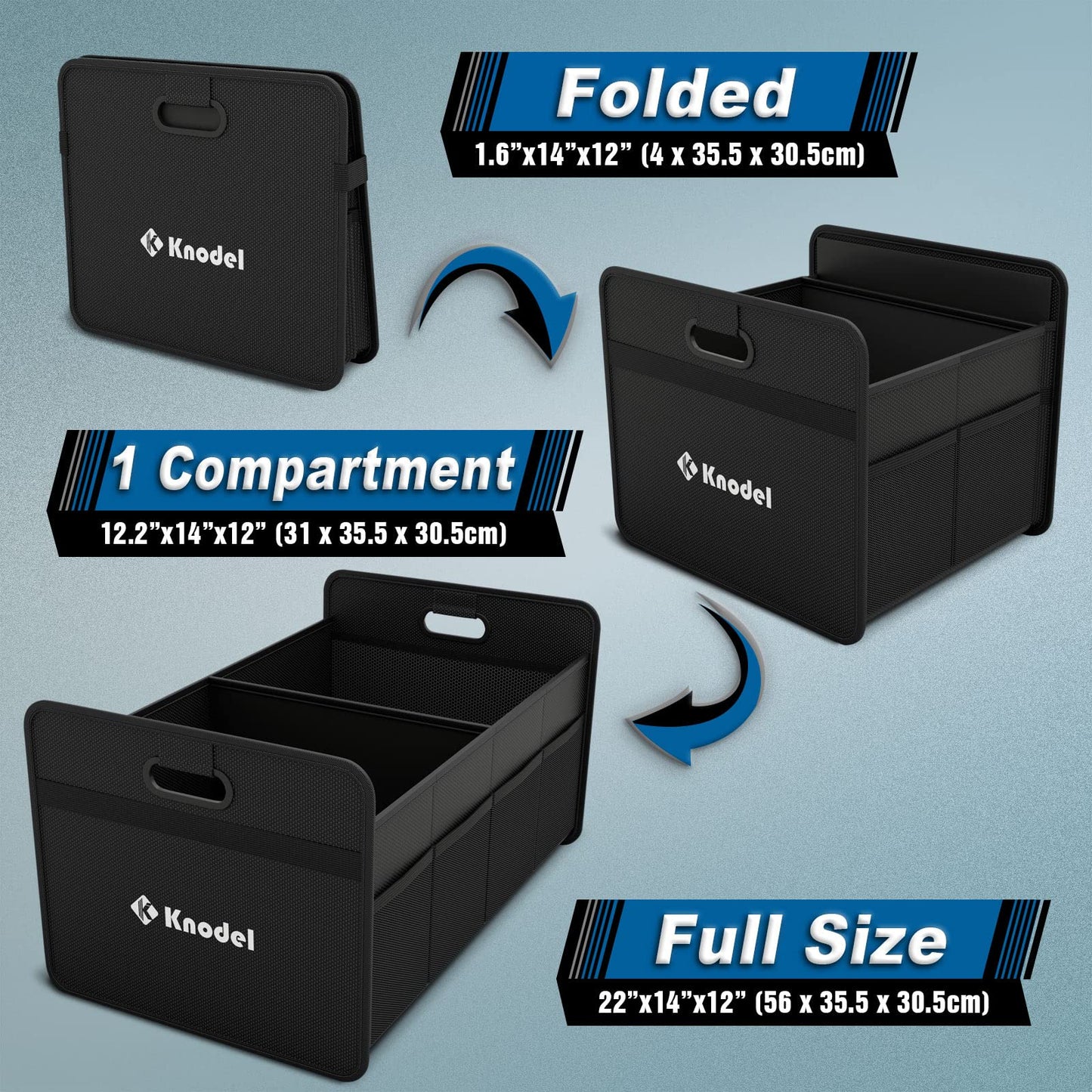 K KNODEL Premium Car Trunk Organizer – Keep Your Vehicle Tidy