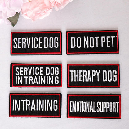 Pistha Tactical Dog Harness Patches – Customizable & Durable